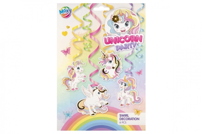 Hanging Unicorn Decoration Set