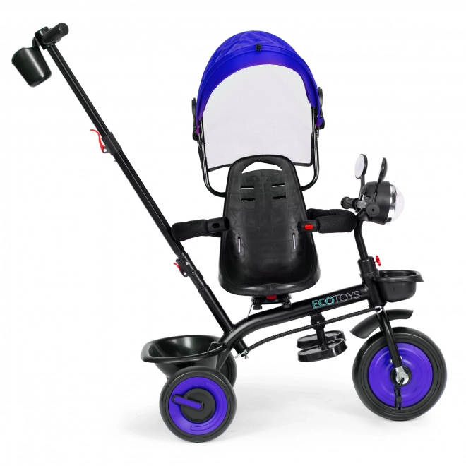 3-in-1 tricycle stroller for children with swivel seat and canopy by ECOTOYS