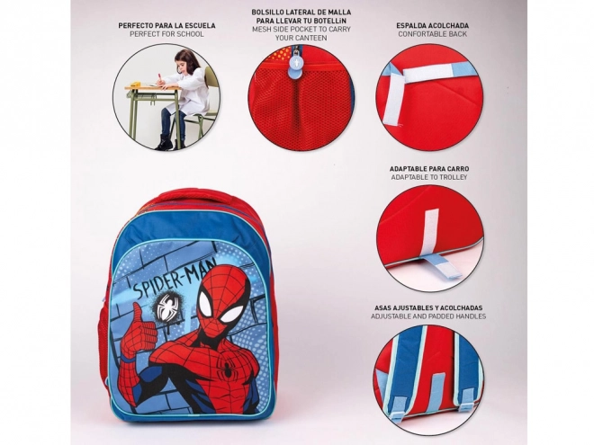 Spider Man backpack for superhero adventures