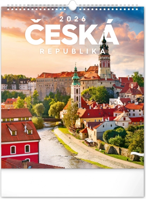 Wall Calendar Czech Republic 2026