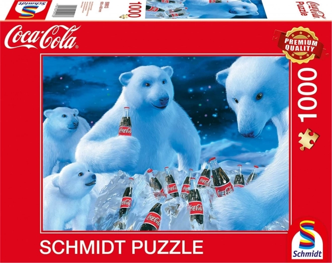 Puzzle Coca Cola Eisbären 1000 Teile