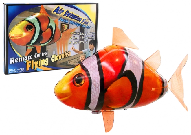 Remote Controlled Clownfish Flying Balloon