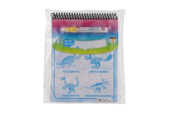 Magic Water Painting Book with Dinosaur Pencil