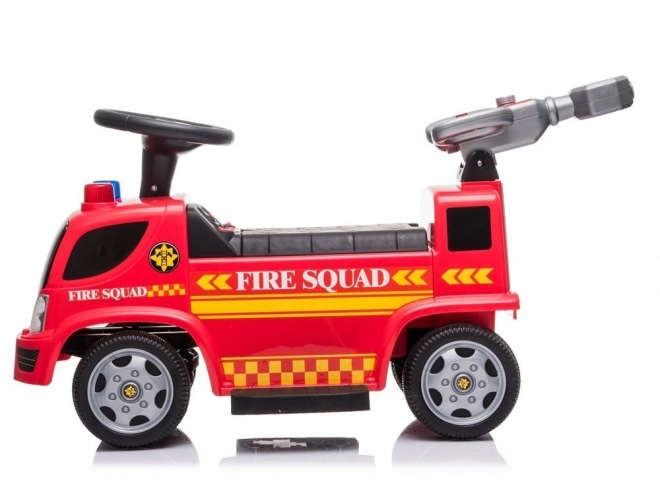 Kids Fire Truck Ride-On Vehicle with Bubble Cannon