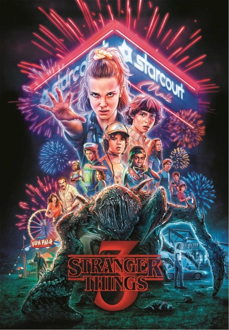 Clementoni Puzzle Stranger Things Season 3 1000 Pieces
