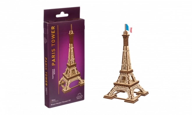 Ugears 3D dřevěné puzzle Eiffelova věž