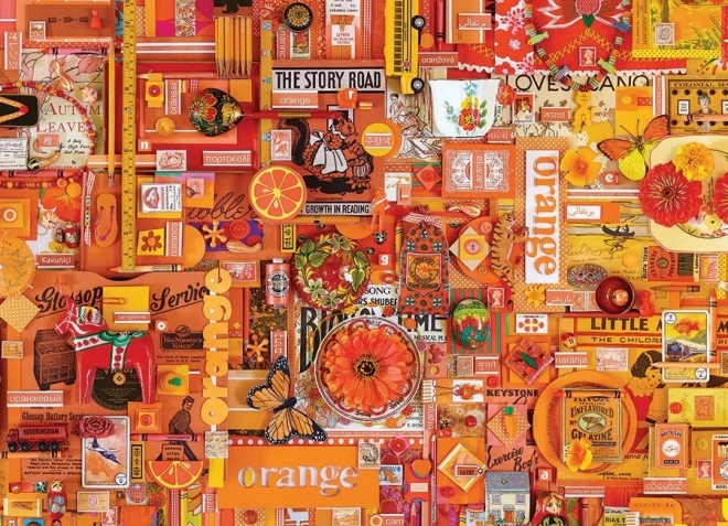 Rainbow Orange Puzzle 1000 Pieces