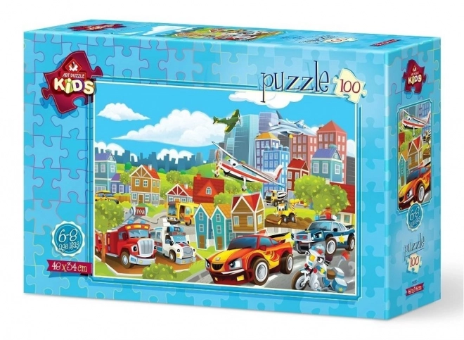 Transportation Vehicles Puzzle 100 Pieces