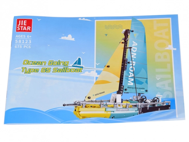 Sailboat Building Set with 675 Pieces