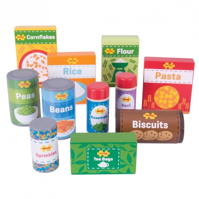 Wooden Play Food Set by Bigjigs Toys