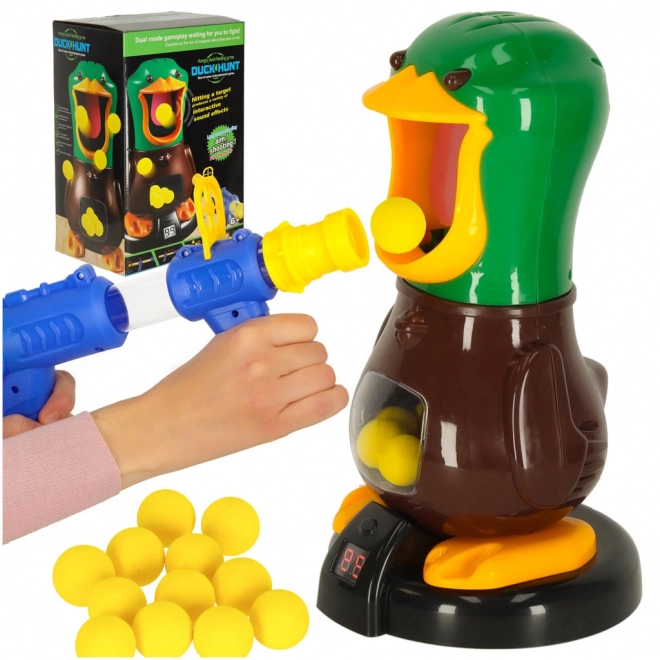 Hungry Duck XL Shooting Game Set with LED Guns