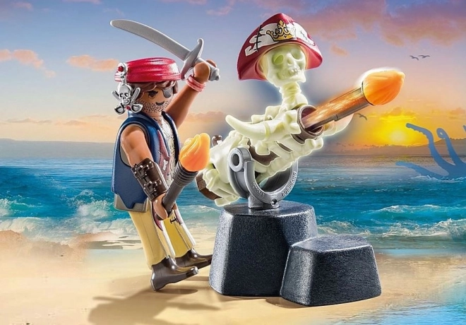 Pirates Spinning Cannon Figurine