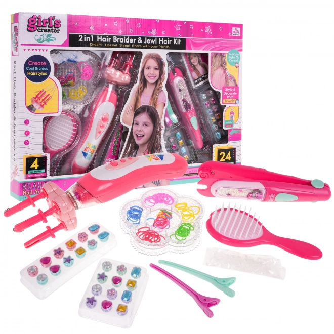 Hair Braiding and Jewelry Kit