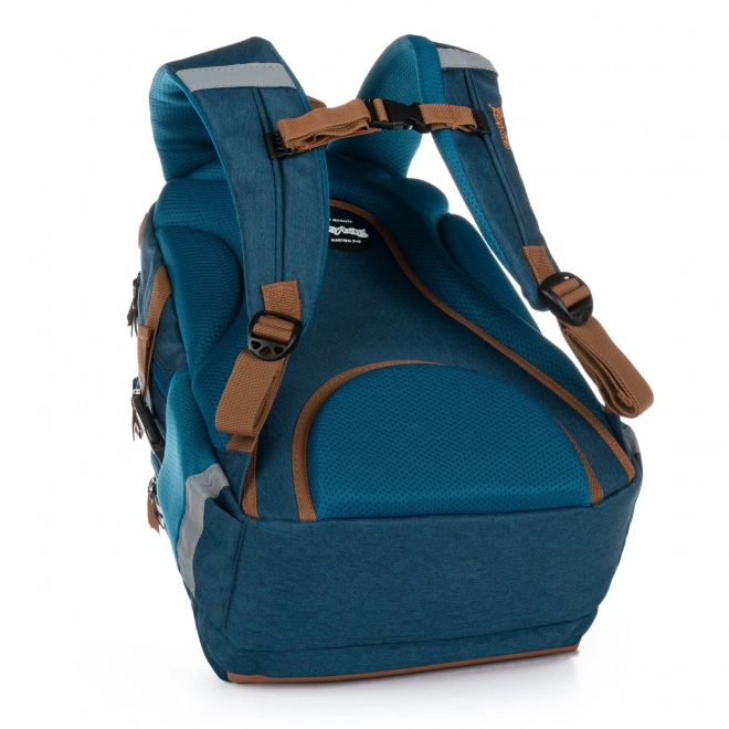 Blue Oxy Scooler Student Backpack