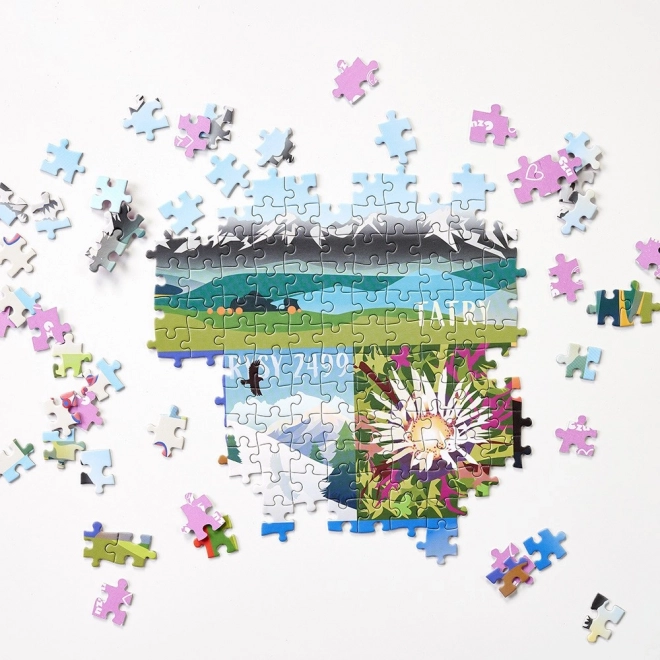 Puzzle Puzzlove Poľské hory 1000 dielikov