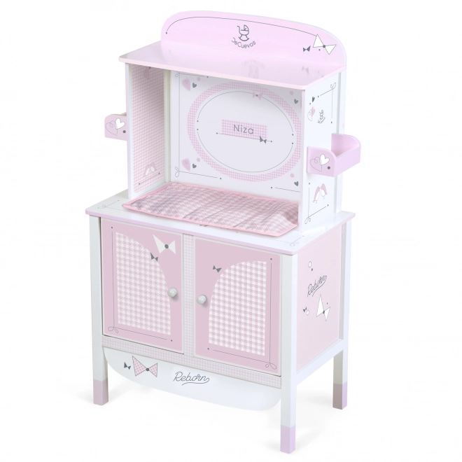 Doll Wooden Wardrobe with Play Center by DeCuevas