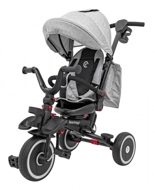 Szürke háromkerekű bicikli Sportrike
