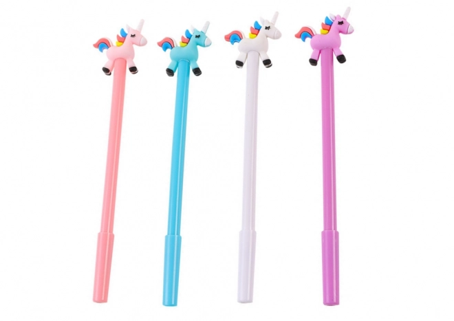 Unicorn Pen with Cap - Mixed Colors