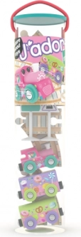 Wooden Train Track Set for Girls, 15 pcs