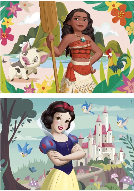 Wooden Puzzles Disney Princesses: Moana and Snow White