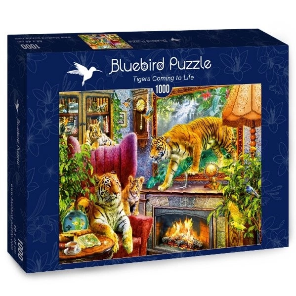 Bluebird Puzzle Tigers Come Alive 1000 Pieces