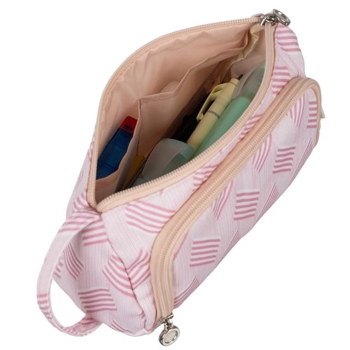 Large Pink School Pencil Case