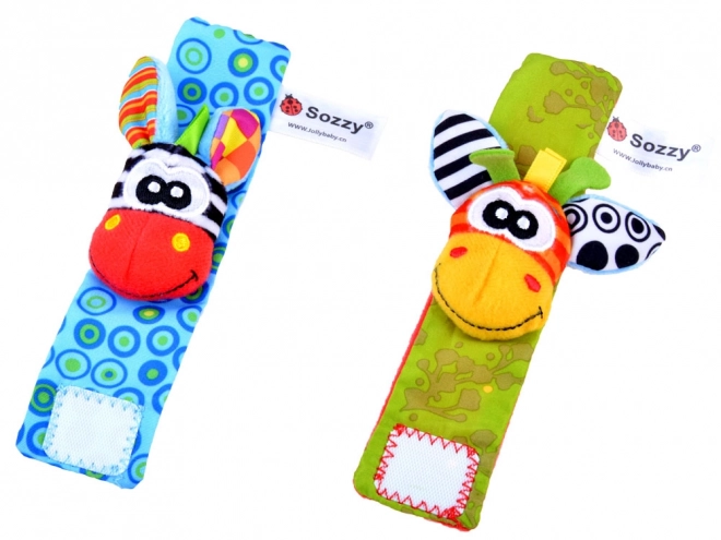 Rattle Socks and Wristbands Set for Babies