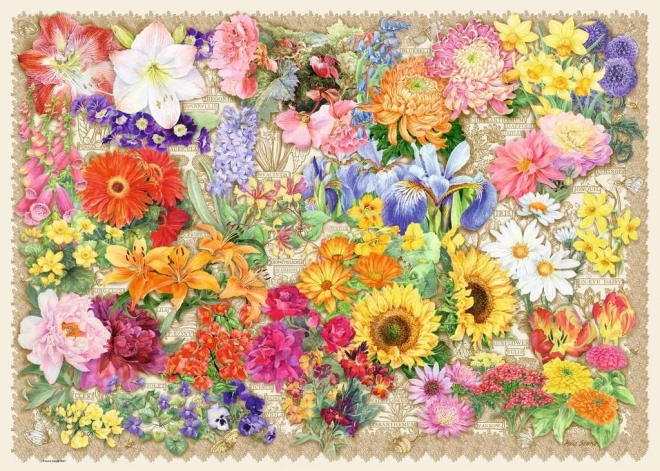 Ravensburger Blooming Flowers Puzzle 1000 Pieces