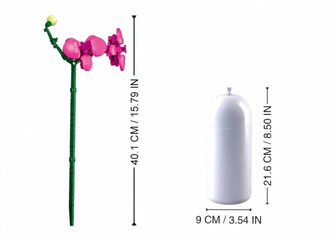 Sluban Orchid in Vase Building Set