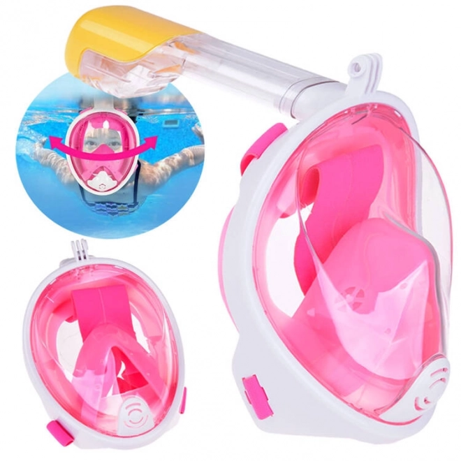 Full mask with snorkel for diving and snorkeling S/M SP0762 RO