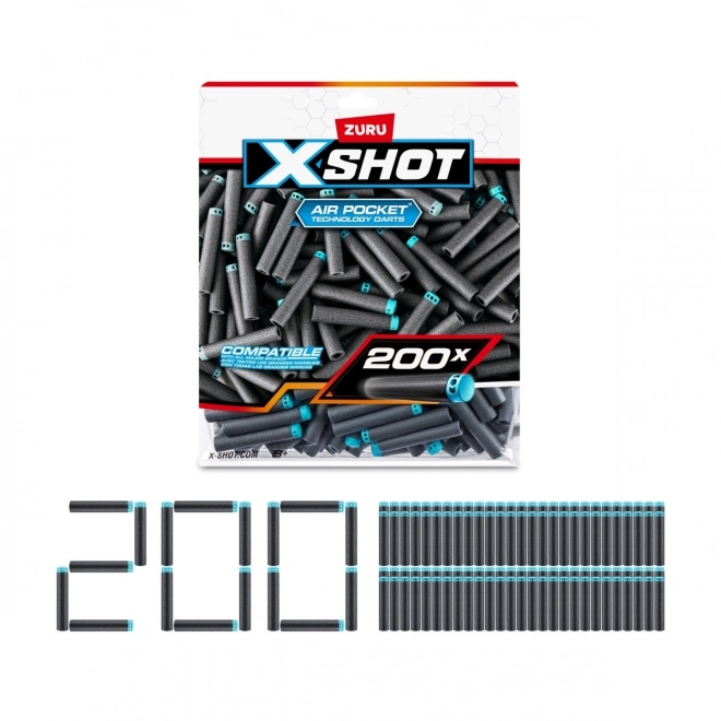 XSHOT 200 Foam Dart Refill Pack