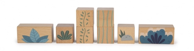 Dinosaur Wooden Blocks Set