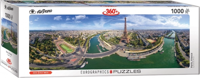 Eurographics panoramic puzzle Paris France 1000 pieces