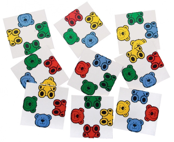 Colorful Bears Wooden Puzzle Game