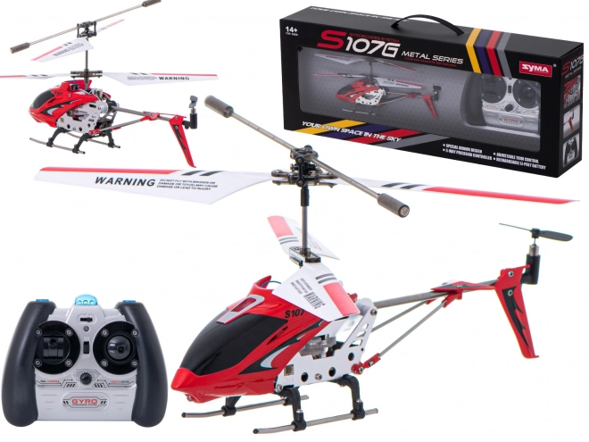 Remote Controlled Helicopter SYMA S107G Blue – Red