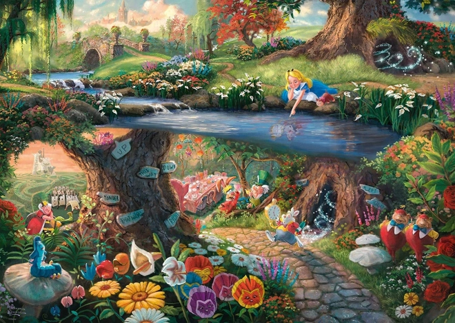 Alice in Wonderland Jigsaw Puzzle 1000 Pieces