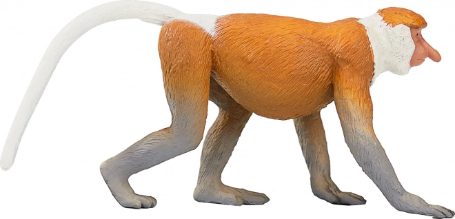 Realistic Kahau Nose Monkey Figurine