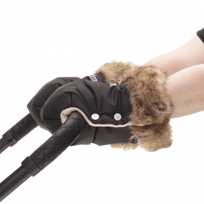 Winter Stroller Mittens Night Black