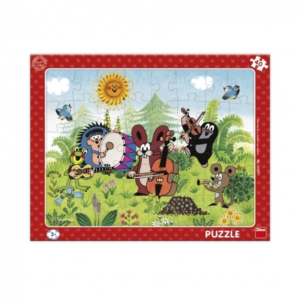 Dino Puzzle Krtek and Band 40 Pieces