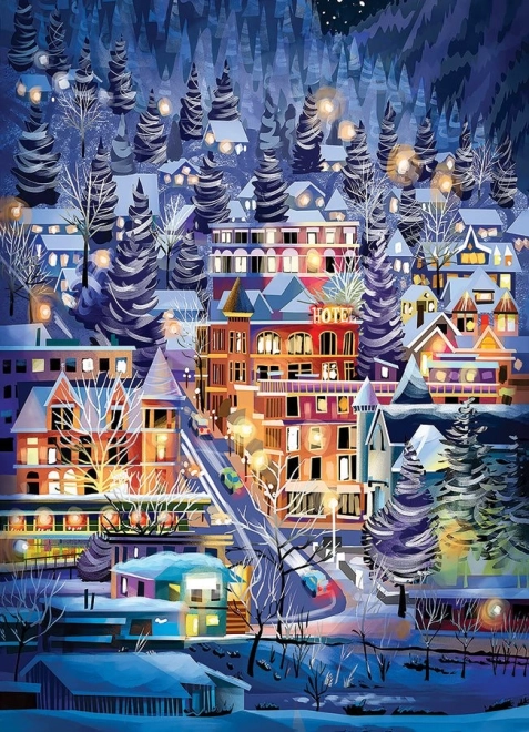 Puzzle Skijaško mjesto 500 dijelova