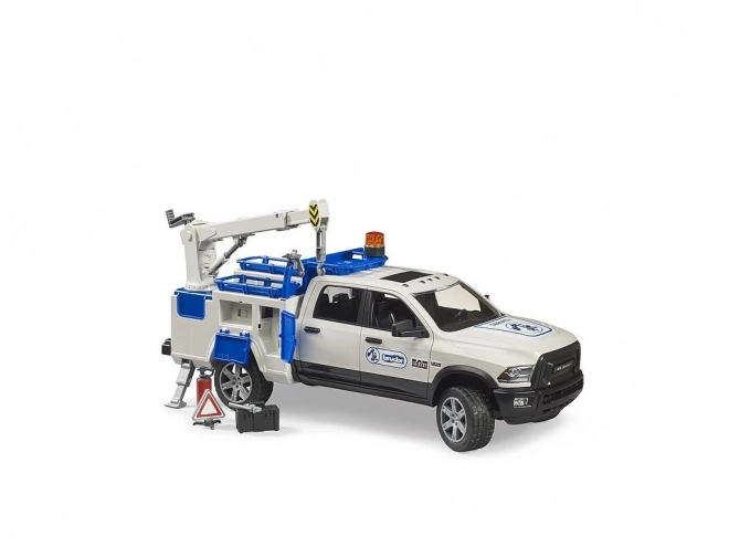 Ram 2500 Service Truck with Rotating Arm and Beacon