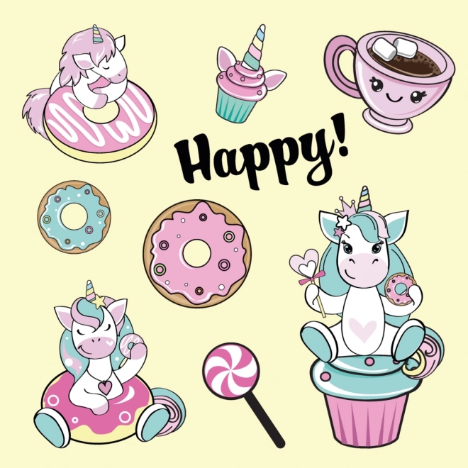 Unicorn Happiness Wall Calendar 2025