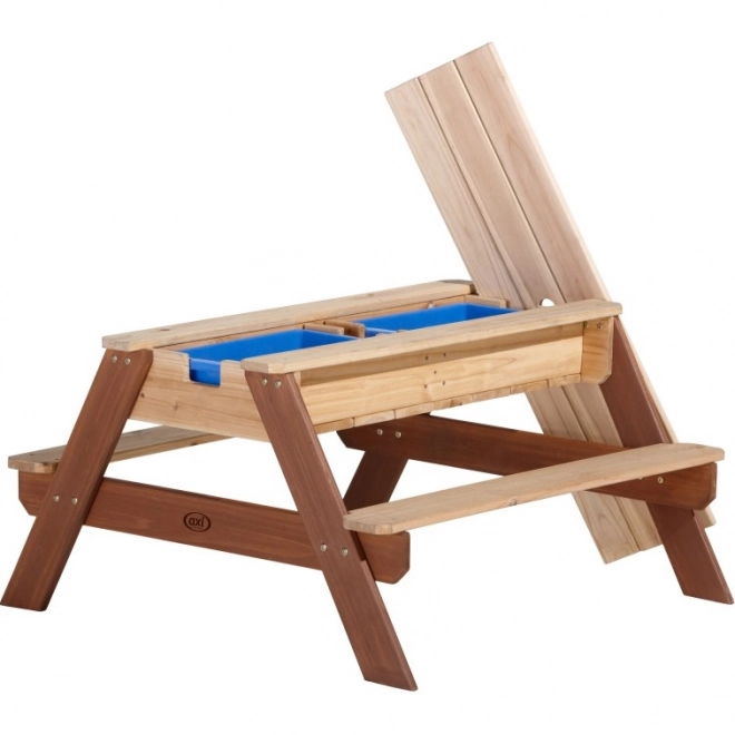 Nick Picnic Table with Bench and Parasol AXI