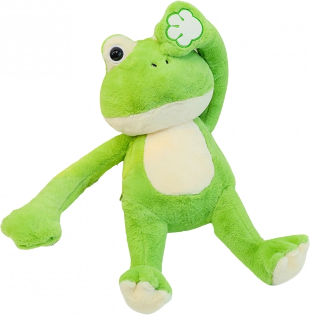 Rana Di Peluche Con Magneti Verdi 23 cm
