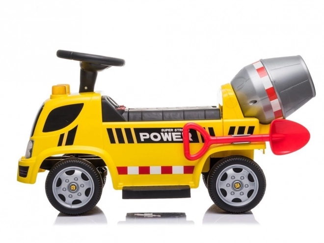 Ride-On Cement Mixer Toy with Sounds and Battery