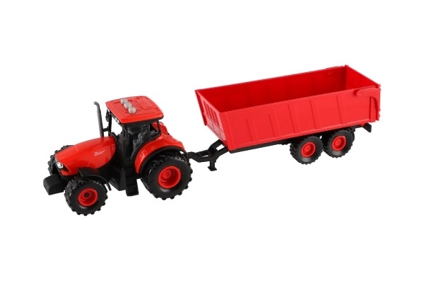 Plastic Tractor Zetor with Trailer