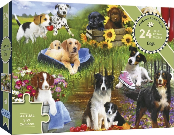 GIBSONS Puzzle Insieme: Cani 24 pezzi