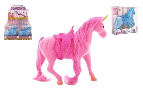 Unicorn Horse Plush with Saddle