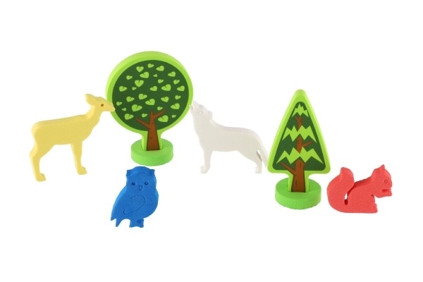 Foam Stickers Forest Animals Set