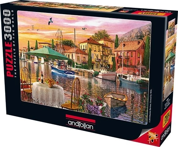 Harbor Sunset 3000 Piece Puzzle by Anatolian